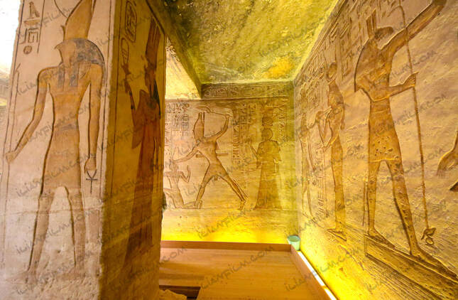 Art inside Abu Simbel