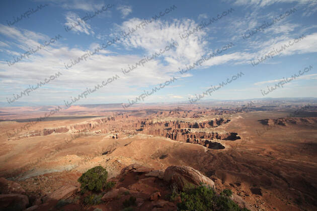 Grand view overlook in Canyonlands national park