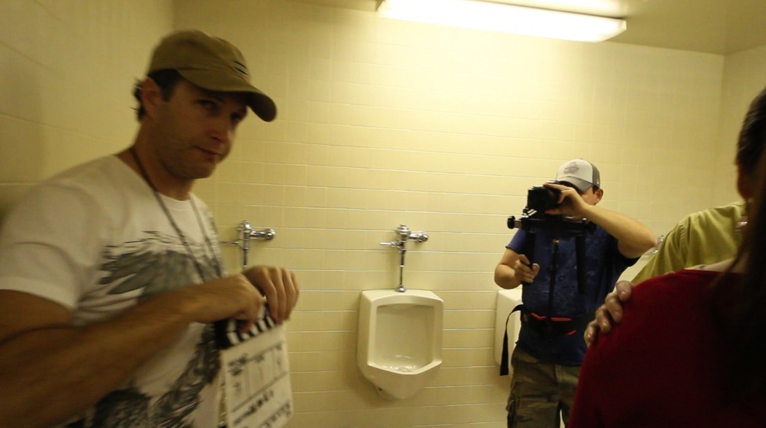 Shooting in the restroom