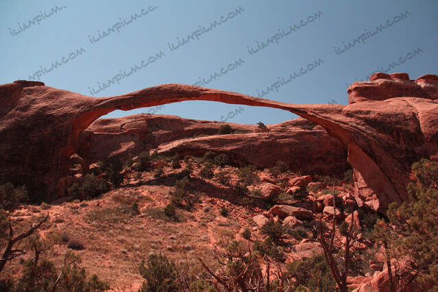 Landscape arch in Arches national park