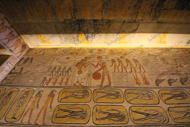 Rameses 9 tomb engravings