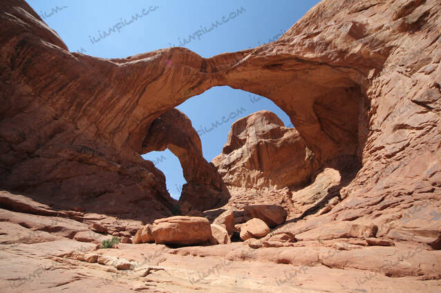 Double arch in Arches national park