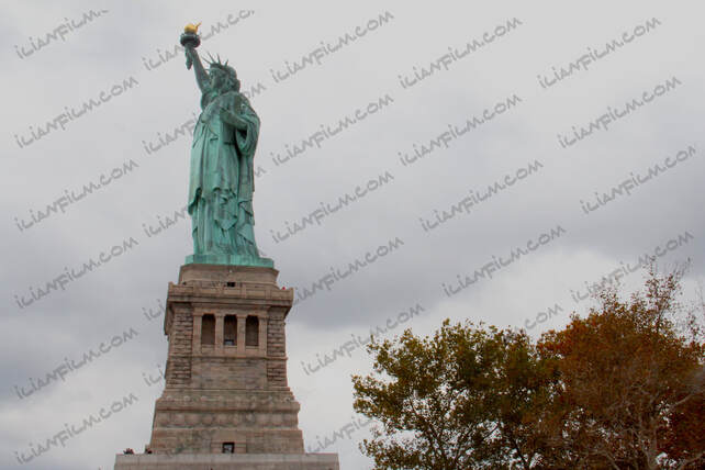 Statue of Liberty in the fall